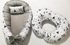 Almohadon lactancia estampado en internet