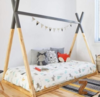 Cama tipi puntas pintadas