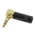 Conector P2 Stereo 90 Graus Preto Metal Gold Storm 10 Unidades - Tuner Music | Até 6x Sem Juros | Frete Grátis Acima de R$200 