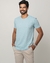 Camiseta Blanc - Azul Claro na internet