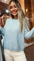Sweater Lucía (celeste) - comprar online