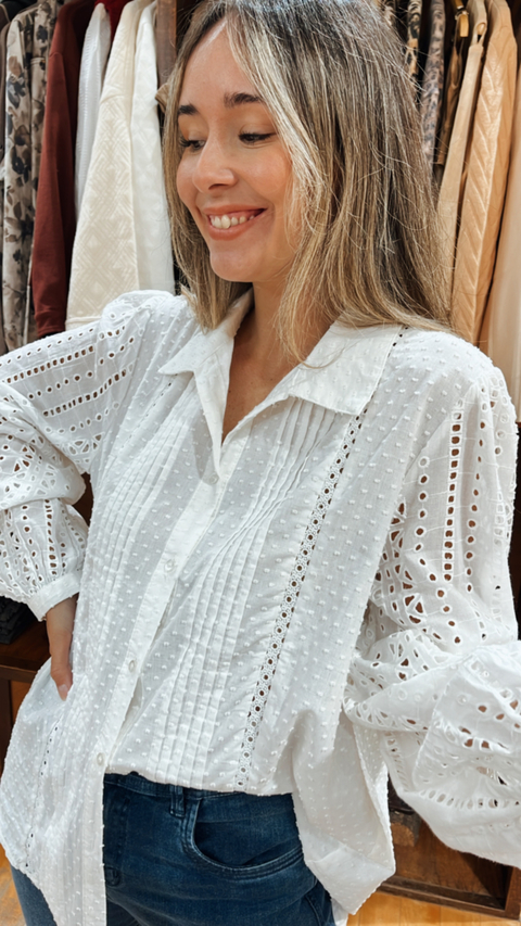 Camisa Telma (blanca) - comprar online