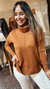 Sweater polera Lara (terracota) - comprar online