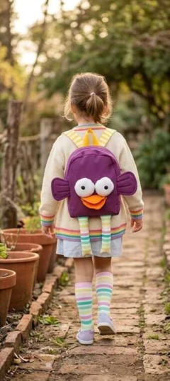 mochila de tela - Juguetería Resorte