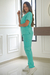 Verde menta con detalles - Premium licrado - comprar online