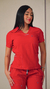 Rojo con detalles - Premium licrado - DYSY uniformes