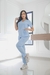 Celeste con detalles - Premium licrado - tienda online