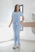 Celeste con detalles - Premium licrado - DYSY uniformes