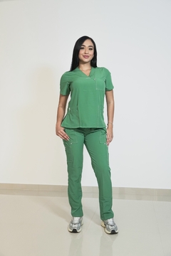 Verde cali con detalles - Premium licrado - comprar online