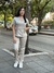 beige hilo morado - algdon licrado