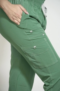 Verde cali con detalles - Premium licrado - tienda online