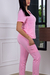 Rosado - Algodon licrado delgado - DYSY uniformes