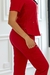 Rojo Cereza - Antifluido licrado - DYSY uniformes
