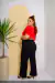 Calça Pantalona Moletinho - Vivi Moda Plus Size