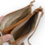 Imagem do BOLSA TRANSVERSAL EM COURO DOURADA COD. 4334