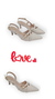 SLINGBACK FLORA OFF WHITE COD. 4364 - comprar online