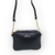 MINI BOLSA TIRACOLO EM COURO PRETA COD. 4358 - comprar online