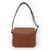 BOLSA TIRACOLO EM COURO MARROM COD. 4349