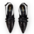 SLINGBACK REFLEXO PRETO COD. 4323 - Rosalicia