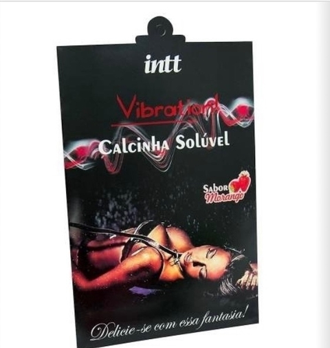 Vibration Calcinha Solúvel Morango Intt