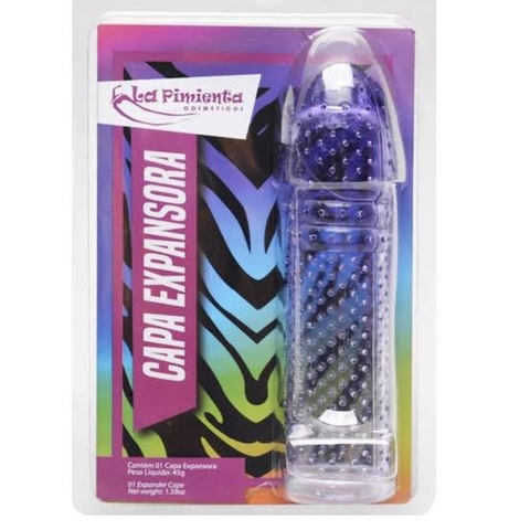 capa peniana expansora em silicone la pimienta (14 x 3 cm)
