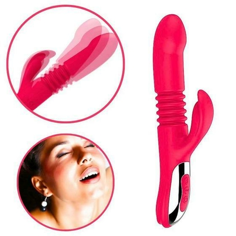 Vibrador de Ponto G e clitóris com Vai e vem - Stretch - SI