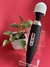 Massageador Terapêutico Magic Wand Preto Recarregável Portátil Sem Fio c/ 12 Vibrações / Carregamento Usb / Varinha Mágica / Alivia A Tensão E Dores,