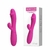 Vibrador C/ Estimulador Clitoriano Snappy Recarregável USB 30 modos vibração . 14,5×3,2cm Rosa