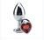 Plug Anal Coração Metal Médio Vibe Toys na internet