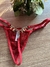 Fio Dental Vermelho Frase Pronta Strass Yaffa - Delirium sexshop