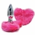 PLUG ANAL PELÚCO COM FORMATO DE CORAÇÃO HOT FLOWERS - comprar online