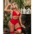CONJUNTO NOIVINHA EM RENDA COM CINTA LIGA TALLYTA MODA APIMENTADA