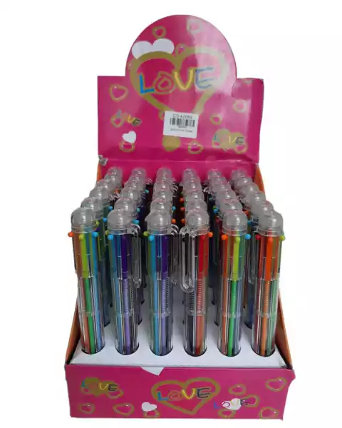 OFERTA - 6 Lapiceras Multicolor de 6 colores - CD42064 (OFLAPI7000)