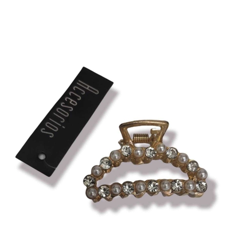 3 Broches de pelo con Perlas y Strass - CD46335