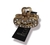 6 Broches de pelo dorados con Strass - CD46362
