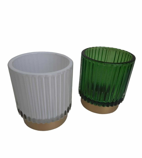 Adorno de Vidrio para Vela - LK106072 y LK106073