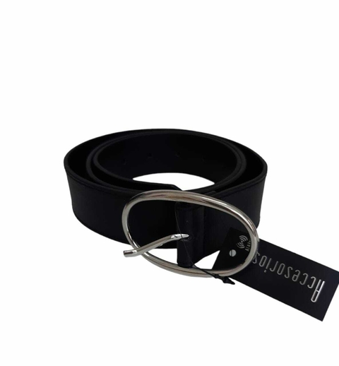 Cinto de Cuero Ecológico Negro - OX49064