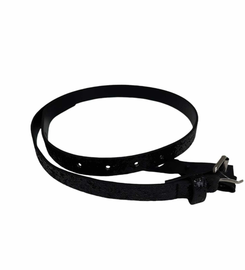 Cinto Brilloso Infantil Negro - QE52933