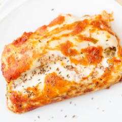 CANELONES DE CARNE CON SALSA MIXTA - comprar online