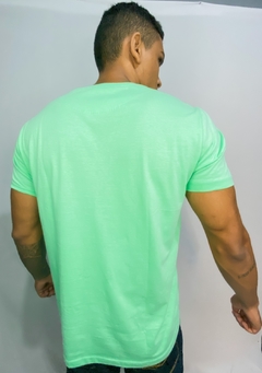 CAMISETA BÁSICA Verde Shangai na internet
