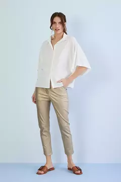 Imagen de Camisa Lino corte Oversize