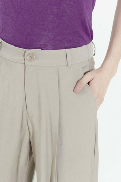 Pantalón pinzado Cemento - comprar online