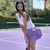 REGATA DIDI MONTECARLO BRANCA C/ PLISSADO ROXO na internet