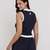 VESTIDO PLISSADO BADOSA MARINHO - matchsportswear