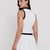 VESTIDO PLISSADO BADOSA BRANCO - loja online