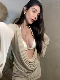 Conjunto Croácia Blusa + Saia Franzida Tule Bege - comprar online