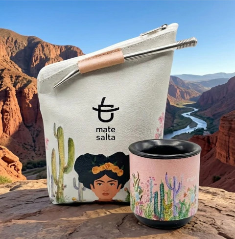 YERBERA CON MATE TÉRMICO MACACHA