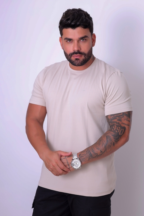 Camiseta Básica RMH Bege