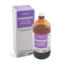 OVERBIOTIC Antibiótico de amplio espectro solución Iny. 250 Ml