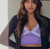 Cropped Aurora lilás